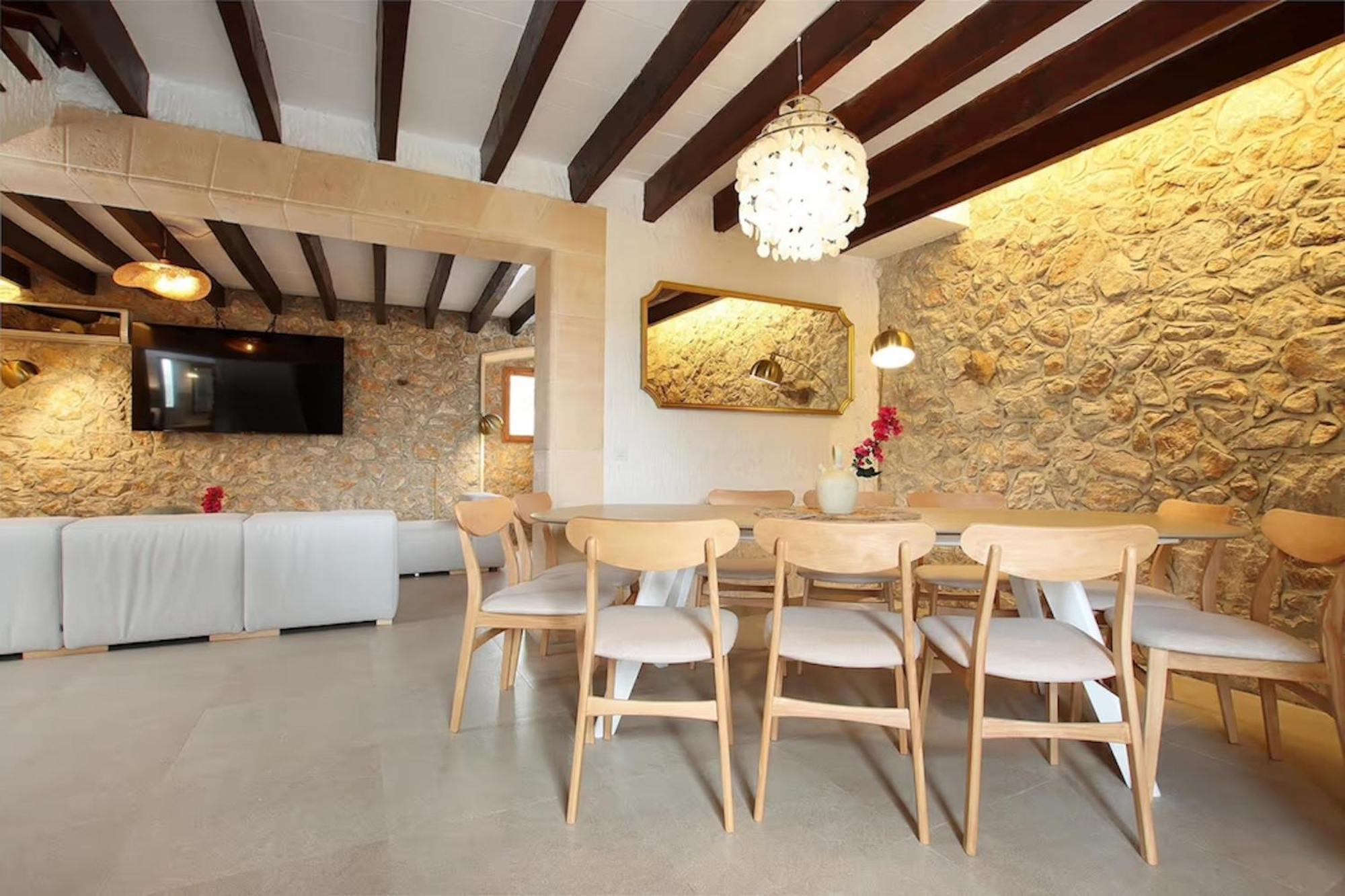 Villa Rustic House Recently Renovated With Views To The Mountains By Renthousing Pollença