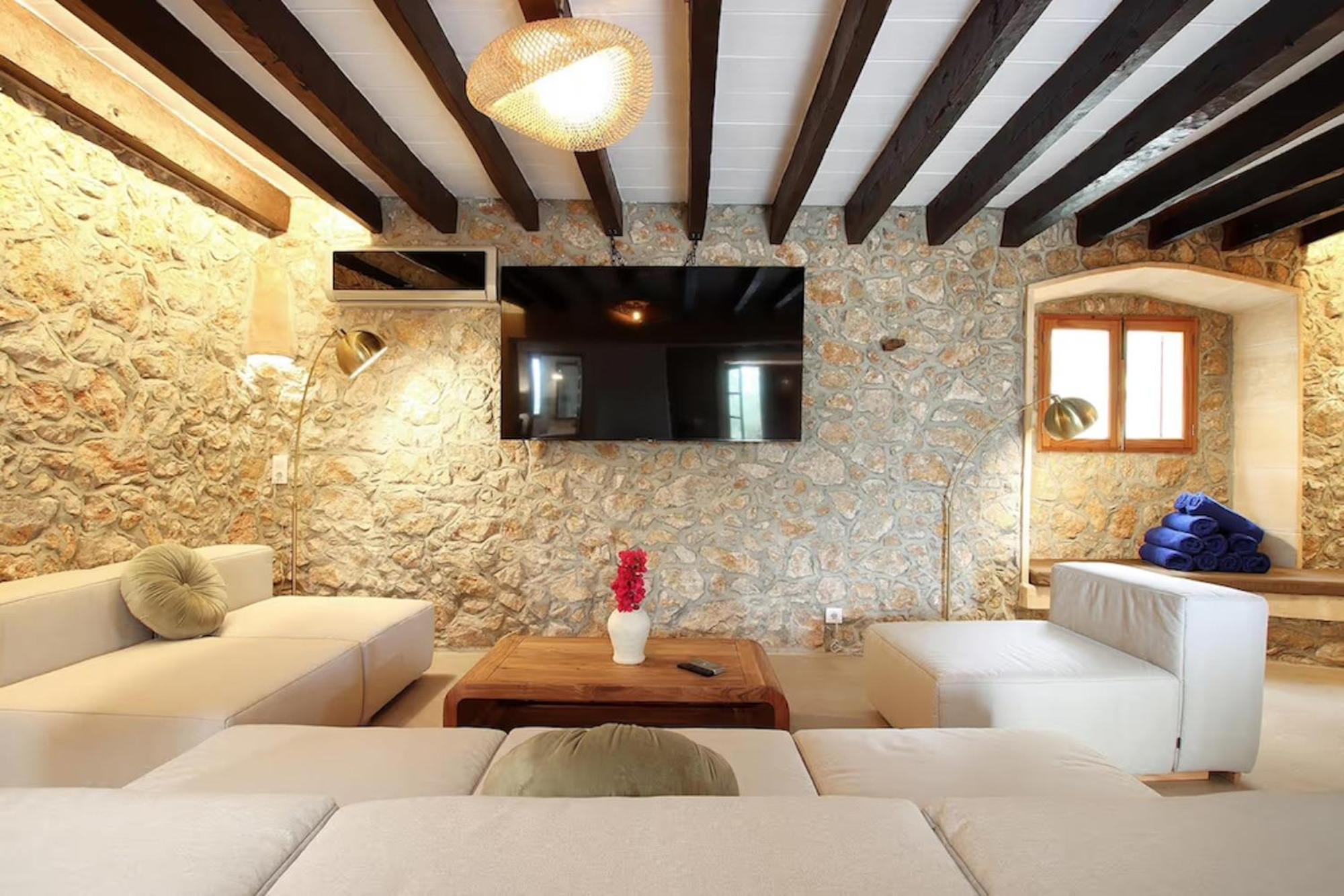 Rustic House Recently Renovated With Views To The Mountains By Renthousing * Pollença
